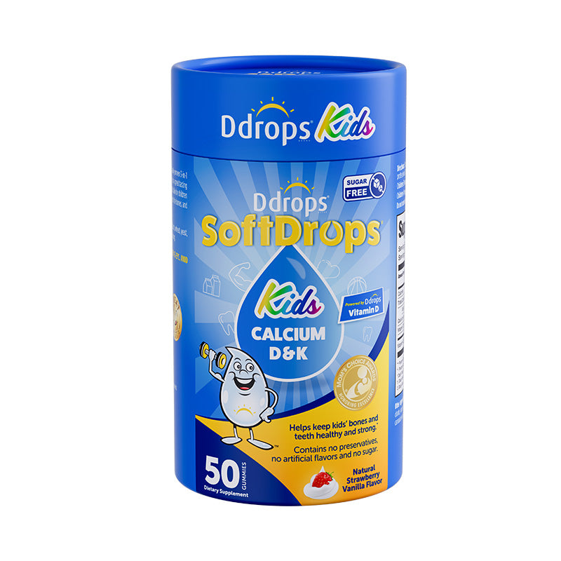 Ddrops SoftDrops Kids Calcium + D + K2 50 Gummies