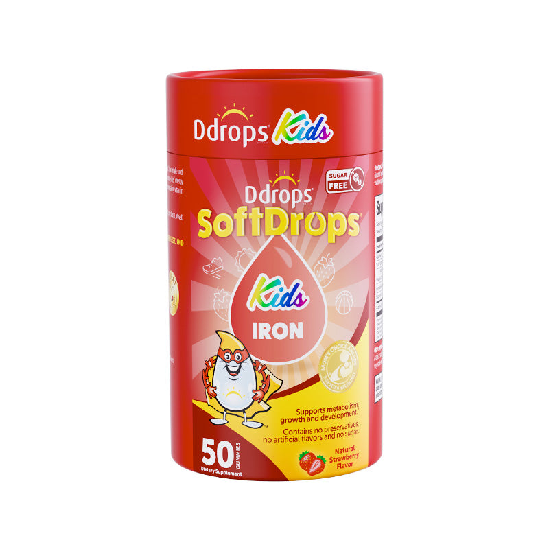 Ddrops SoftDrops Kids Iron 50 Gummies