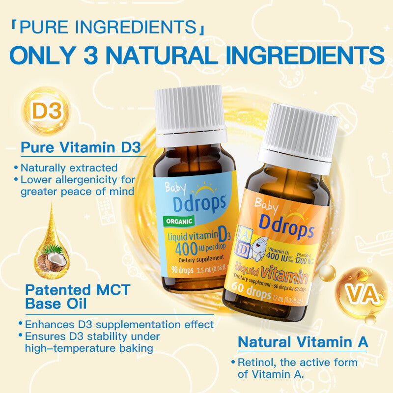 SandraTan.js Exclusive Deal | Ddrops Infant Essential Vitamin Bundle (0–12M) — Growth & Immunity