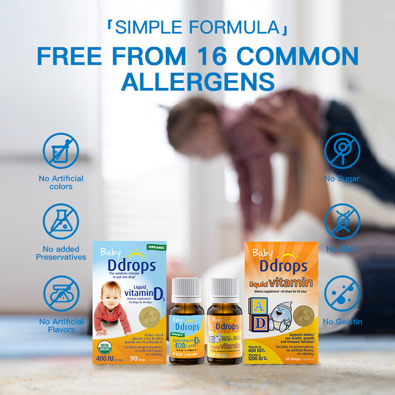 SandraTan.js Exclusive Deal | Ddrops Infant Essential Vitamin Bundle (0–12M) — Growth & Immunity