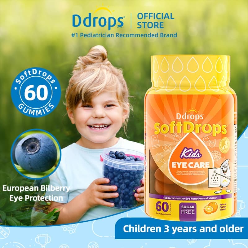 Ddrops SoftDrops Kids Eye Care 60 Gummies