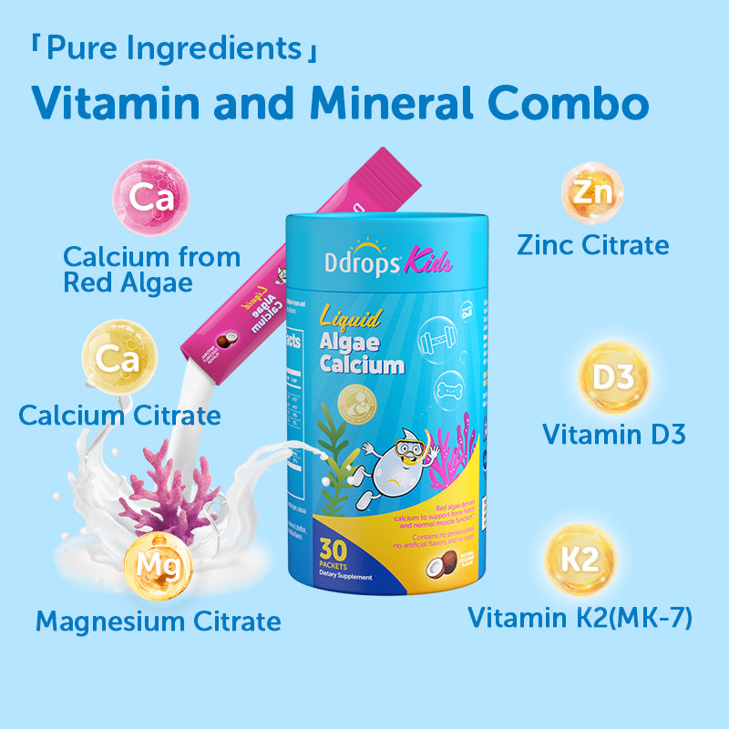 Ddrops Liquid Calcium Magnesium Zinc para sa mga Sanggol (Maliit na vermicelli)