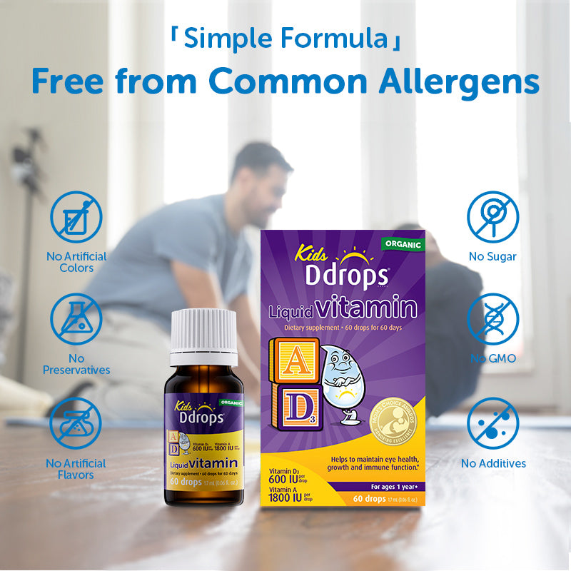 Ddrops cair Vitamin A1800IU +D3 600IU 1.7ml 60 tetes