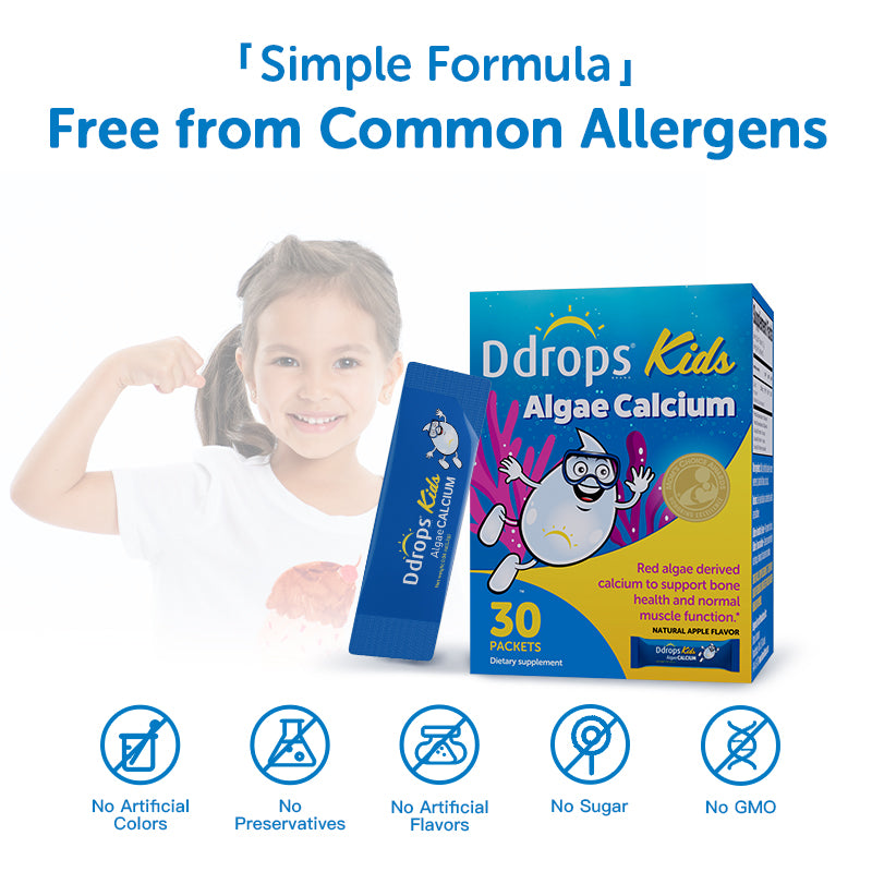 Ddrops Seaweed Calcium Powder para sa mga bata (Small Blue Strip)