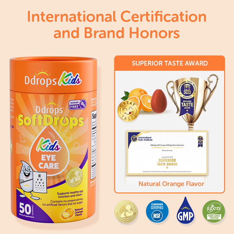 Kẹo dẻo Ddrops SoftDrops Kids Eye Care 50 viên