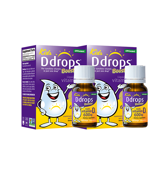 Ddrops ของเหลววิตามิน D3 600IU 2.8ml 100 หยด