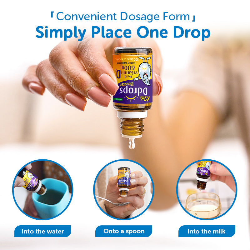 Ddrops ของเหลววิตามิน D3 600IU 2.8ml 100 หยด