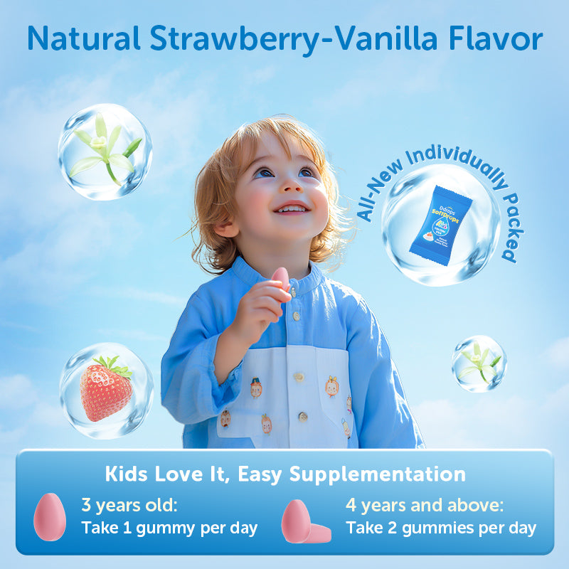 Ddrops SoftDrops Kids Calcium + D + K2 50 Gummies