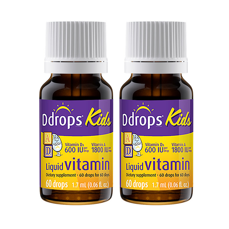 Ddrops liquid Vitamin A1800IU +D3 600IU 1.7ml 60 drops