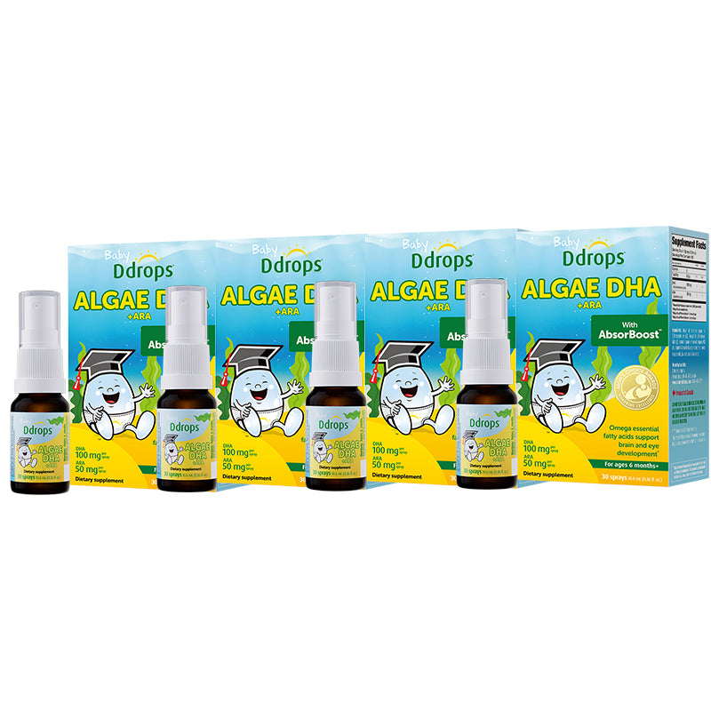 (Yiningggws' Recommendation) Ddrops Kids Health Essentials Bundle โ Vitamin D3 | Algal DHA | Liquid Calcium Magnesium Zinc
