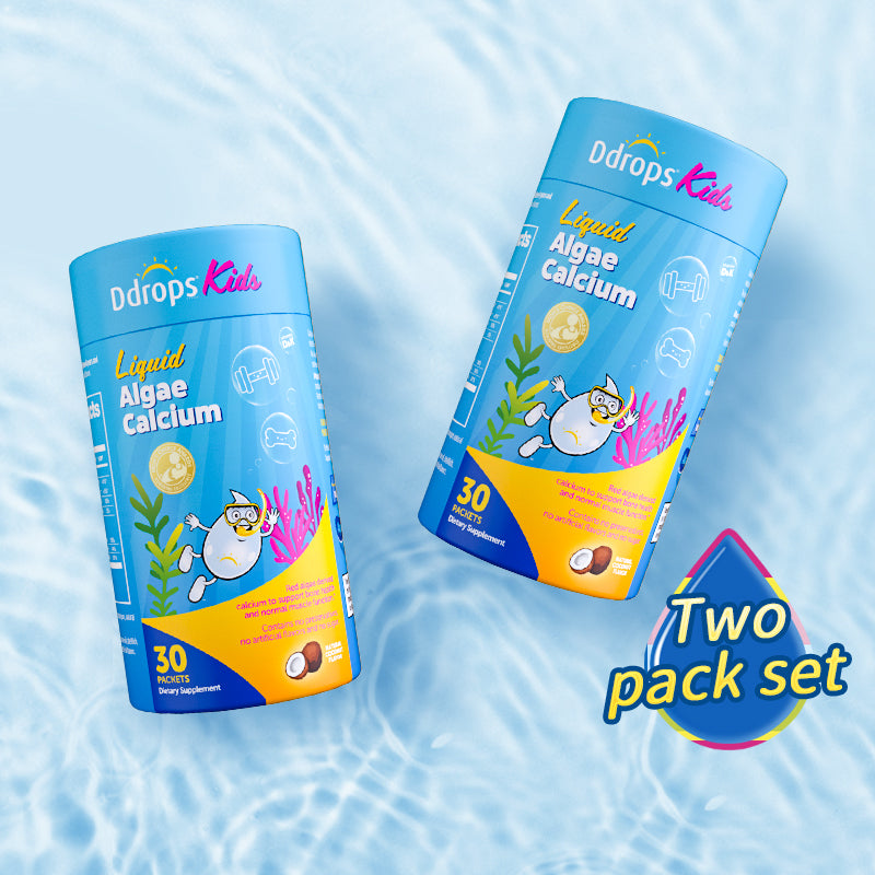 Ddrops Cecair Kalsium Magnesium Zink untuk Bayi (Pek Jalur Merah Jambu)