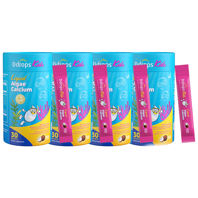 Ddrops Kids Health Essentials Bundle – Vitamin D3 | Algal DHA | Liquid Calcium Magnesium Zinc
