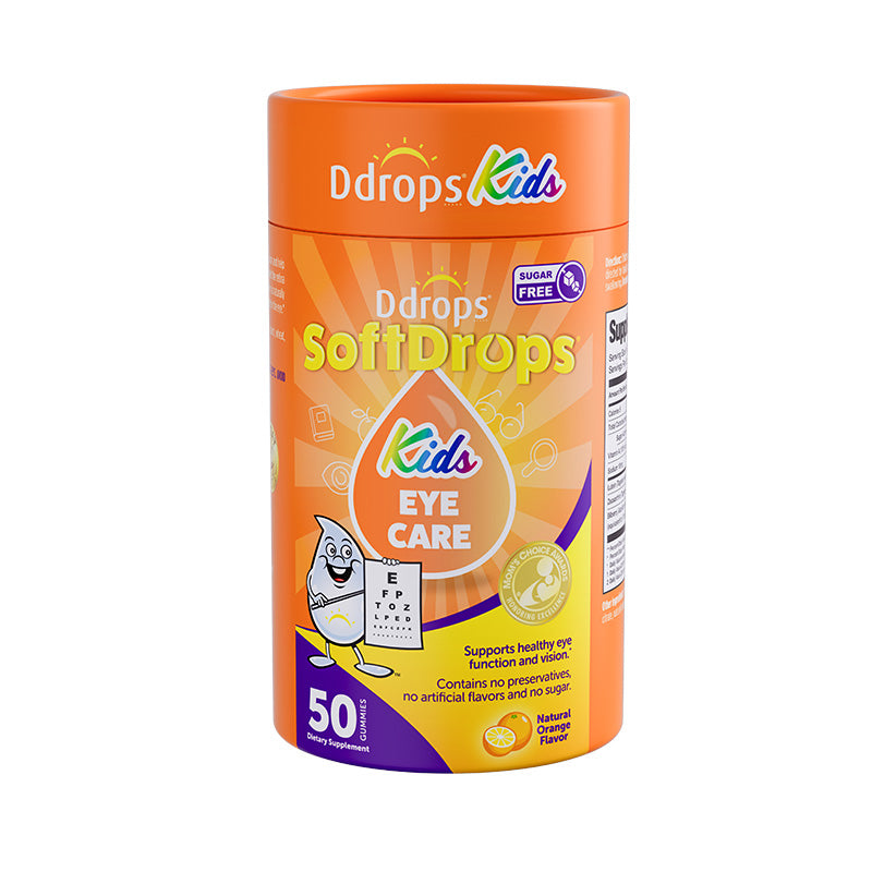 Ddrops SoftDrops Kids บำรุงรอบดวงตา 60 กัมมี่