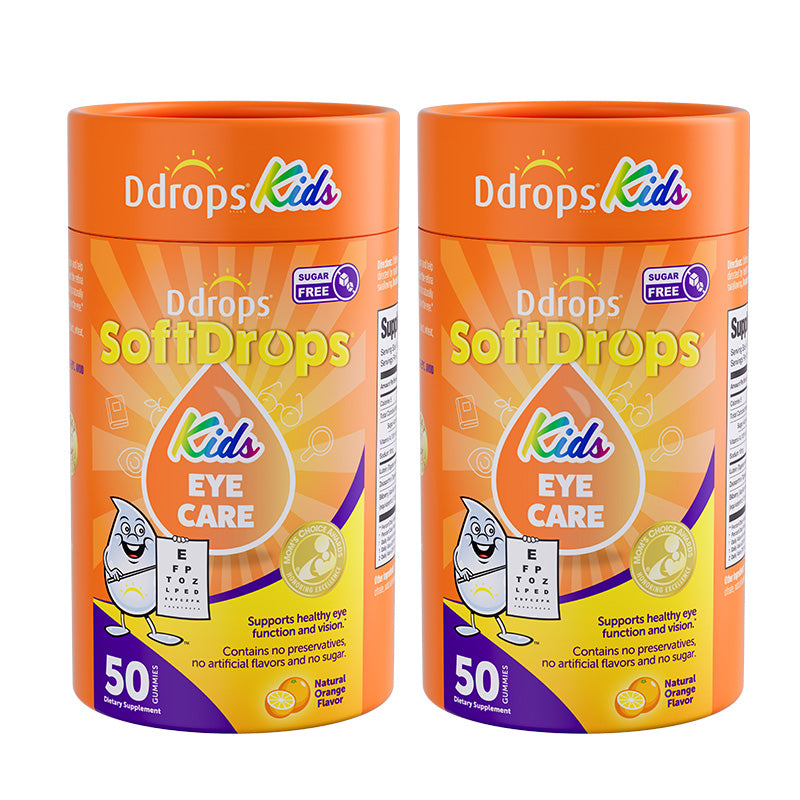 Ddrops SoftDrops Kids บำรุงรอบดวงตา 60 กัมมี่