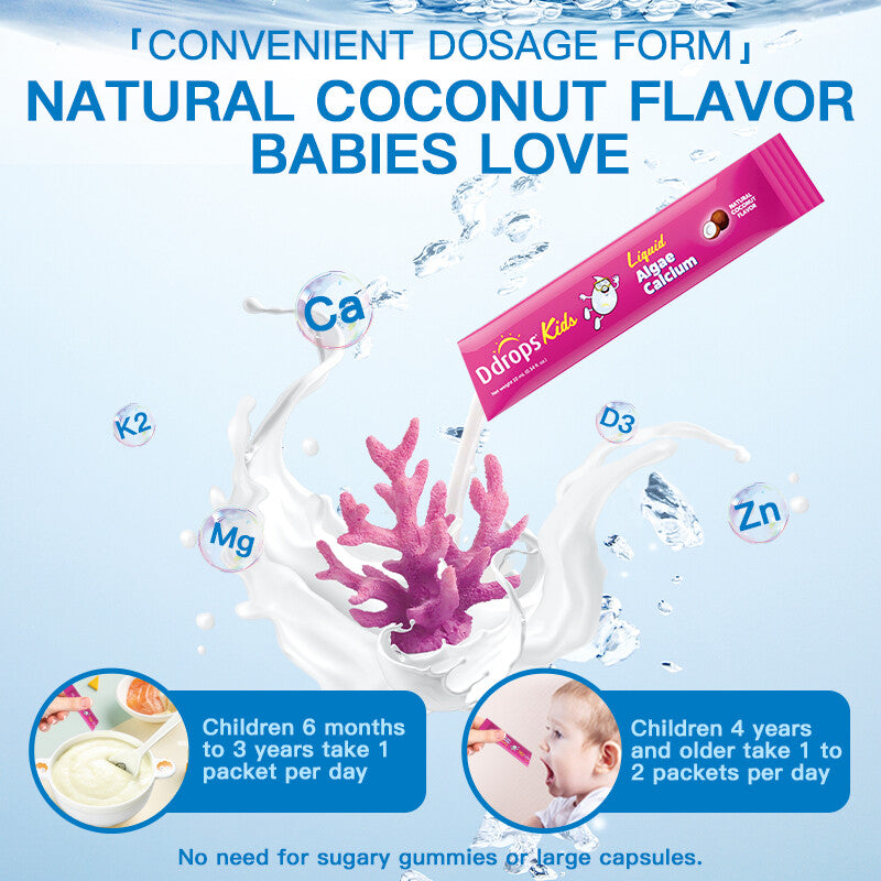 (Yiningggws' Recommendation) Ddrops Kids Health Essentials Bundle – Vitamin D3 | Algal DHA | Liquid Calcium Magnesium Zinc