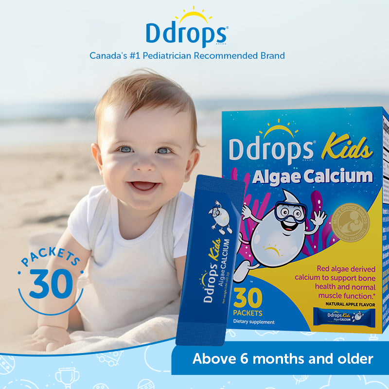 Ddrops Seaweed Calcium Powder para sa mga bata (Small Blue Strip)