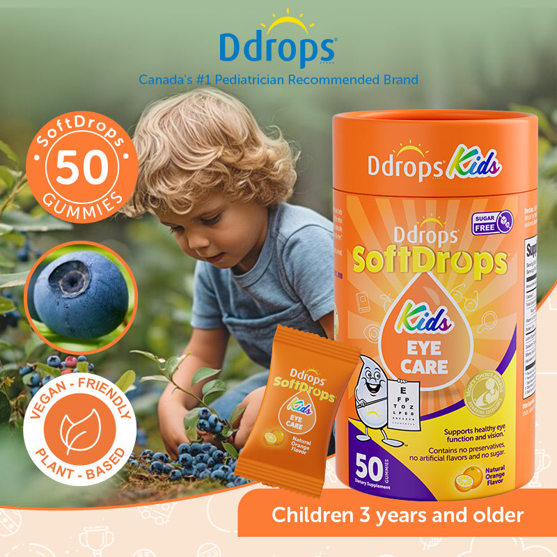 Ddrops SoftDrops Kids บำรุงรอบดวงตา 50 กัมมี่