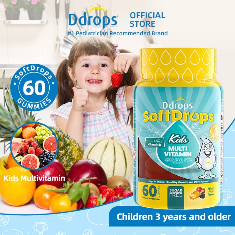 Ddrops SoftDrops 兒童多種維生素軟糖 60 粒