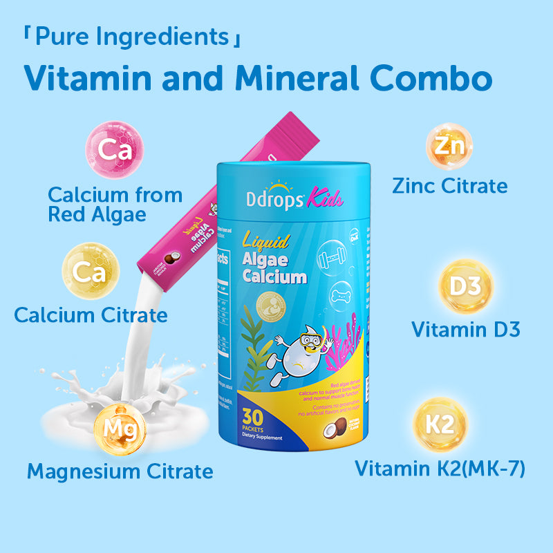 Ddrops Liquid Calcium Magnesium Zinc para sa mga Sanggol (Maliit na vermicelli)