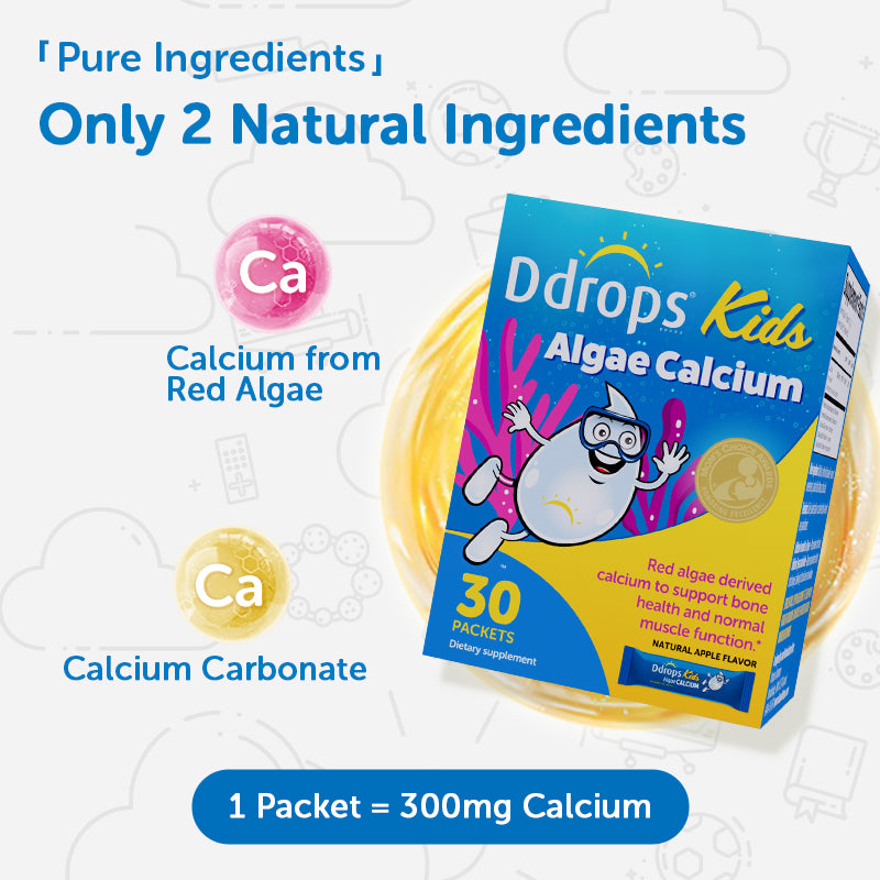 Ddrops Seaweed Calcium Powder para sa mga bata (Small Blue Strip)