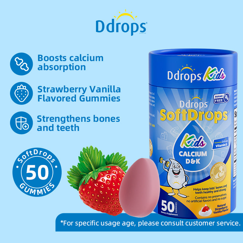 Ddrops SoftDrops Kids วิตามินดี 600IU 60 กัมมี่