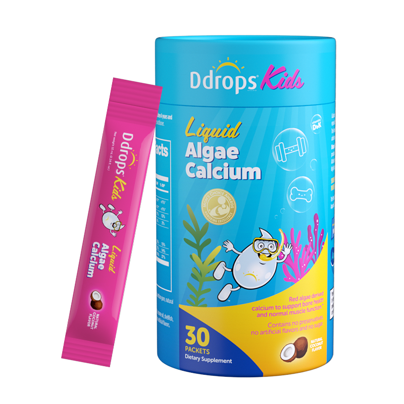 （Yiningggws' Recommendation）Kids' Growth Combo Ddrops D3 600IU + Calcium, Magnesium & Zinc | Must-Have for Growth Spurts | Ages 1–18