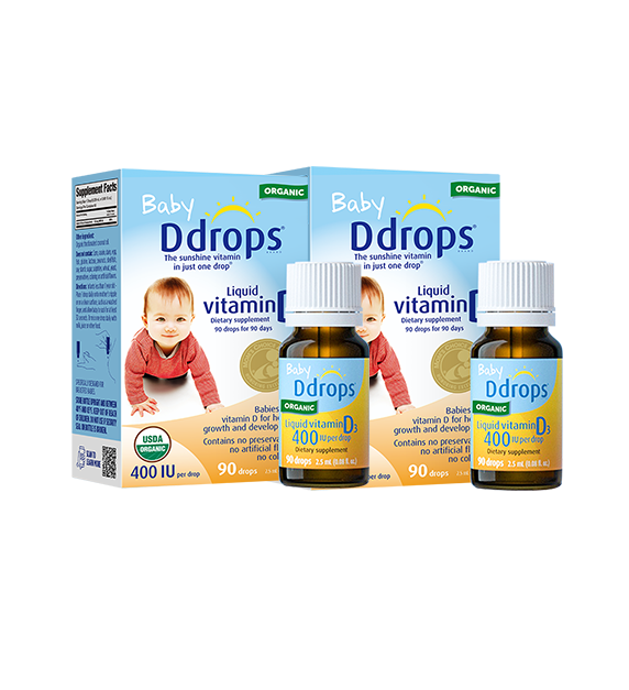Ddrops 液體維生素 D3 400IU 2.5ml 90 滴