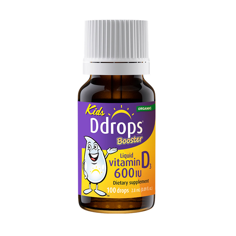 Ddrops Kids Booster Liquid Vitamin D3 600IU 2.8ml 100 drops