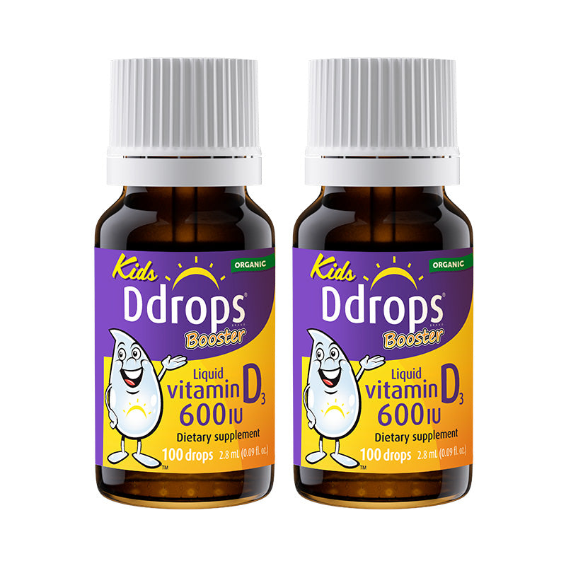 Ddrops Kids Booster Liquid Vitamin D3 600IU 2.8ml 100 drops