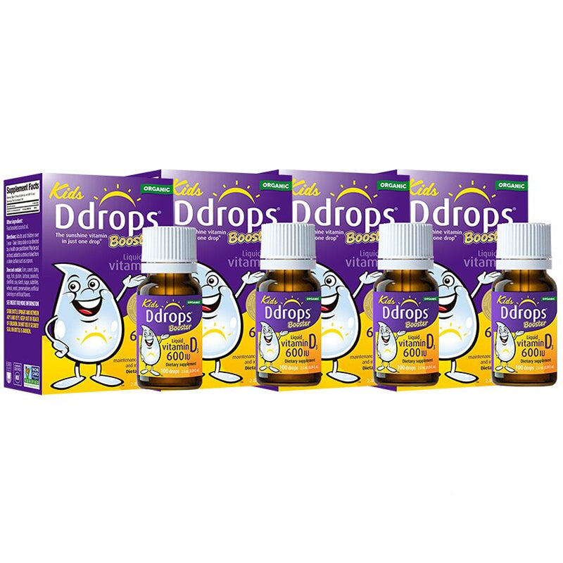 (Yiningggws' Recommendation) Ddrops Kids Health Essentials Bundle – Vitamin D3 | Algal DHA | Liquid Calcium Magnesium Zinc