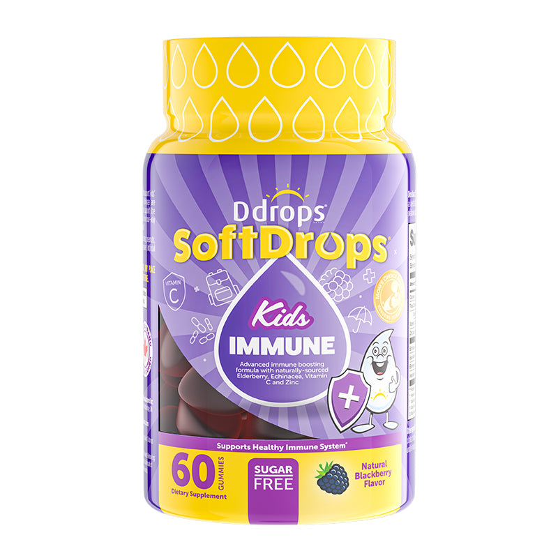 Ddrops SoftDrops Kids ภูมิคุ้มกัน 60 Gummies