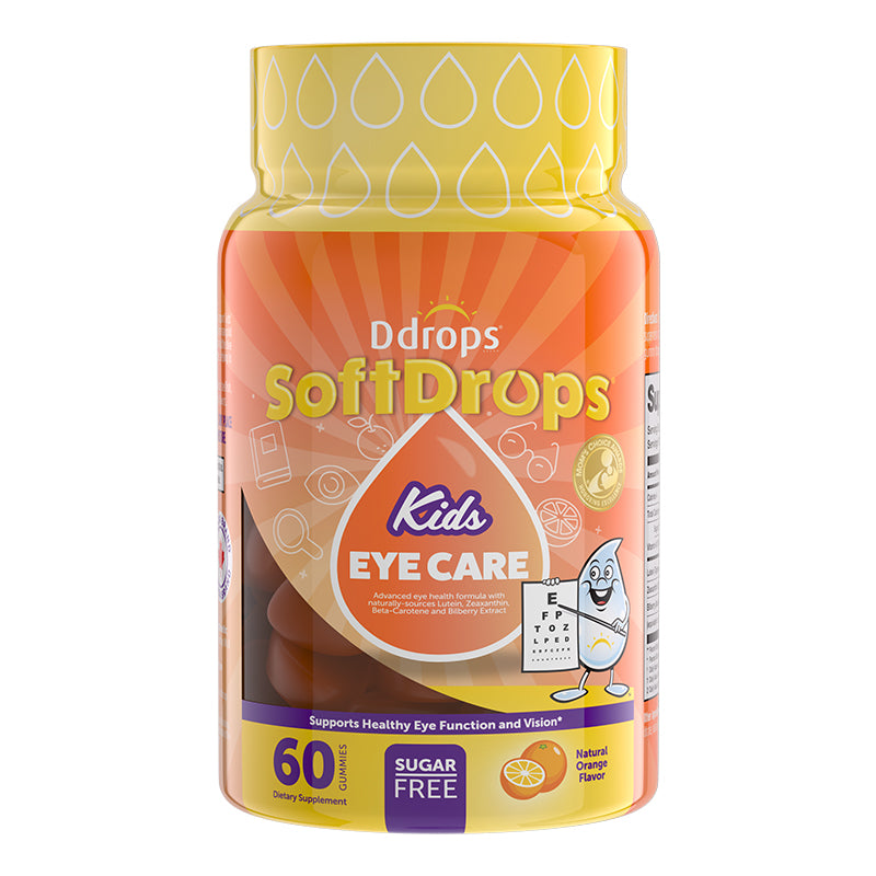Kẹo dẻo Ddrops SoftDrops Kids Eye Care 60 viên