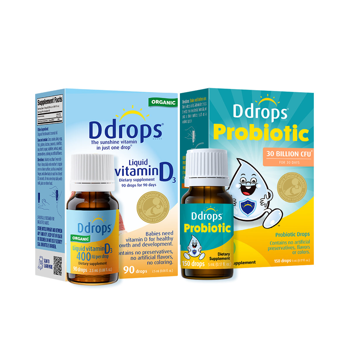 Ddrops cair Vitamin D3 400IU 2,5ml 90 tetes