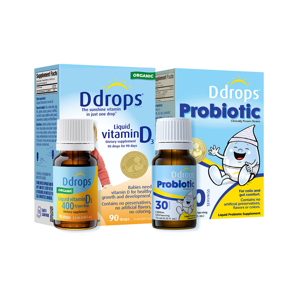 Vitamin D3 dạng lỏng Ddrops 400IU 2.5ml 90 giọt