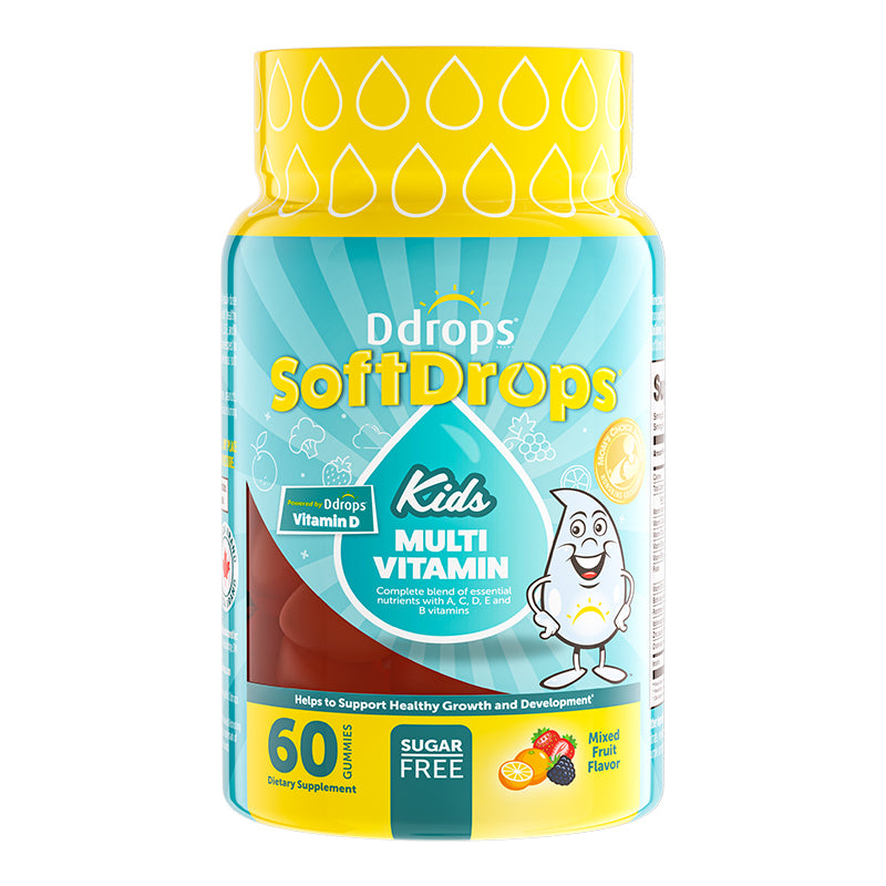 Kẹo dẻo tổng hợp Ddrops SoftDrops Kids 60 viên